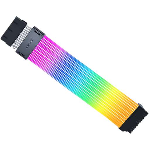 Lian Li Strimer Wireless 24P No Controller (PW24-1W) Addressable RGB Power Extension Cable - 260mm, 12 x light guide