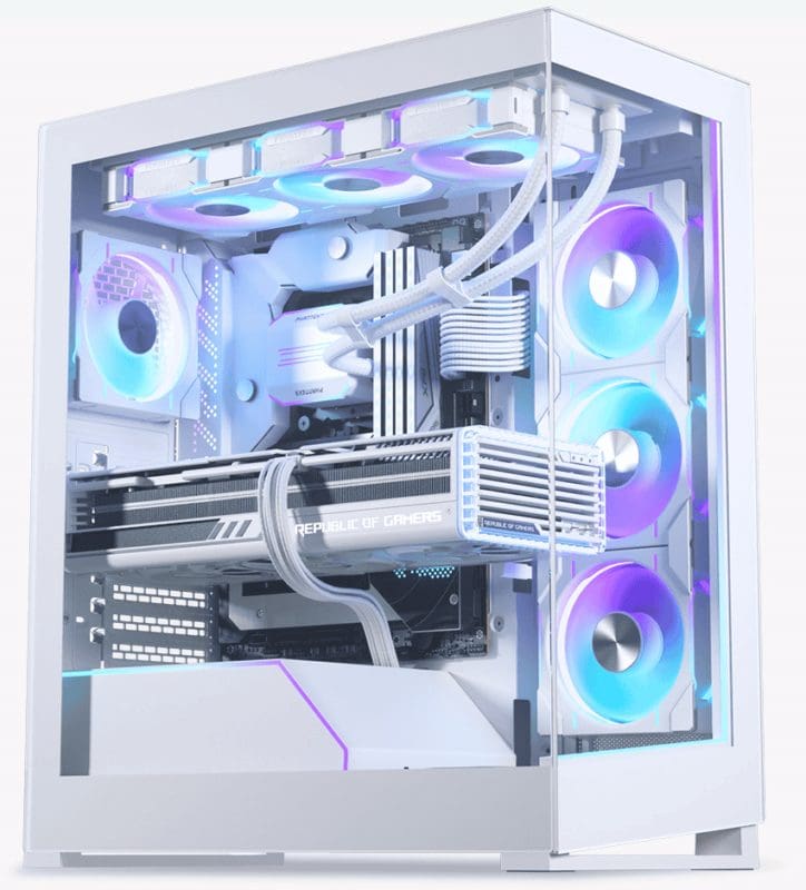 Phanteks NV5S White ATX Tempered Glass Mid-Tower Case 25 3 1 1