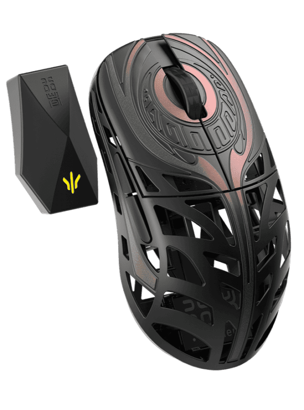 WLmouse Strider Magnesium Wireless Gaming Mouse - 45g, PAW 3950 HS, 8000Hz, Magnesium Alloy + ABS Plastic Bottom 21 3 4