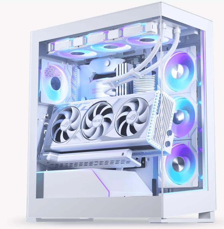 Phanteks NV5S White ATX Tempered Glass Mid-Tower Case 29 7 1