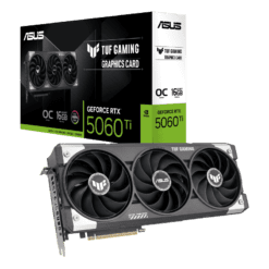 ASUS TUF Gaming GeForce RTX 5060Ti 16GB GDDR7 OC Edition (TUF-RTX5060TI-O16G-GAMING) Graphics Card