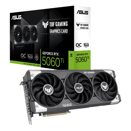 ASUS TUF Gaming GeForce RTX 5060Ti 16GB GDDR7 OC Edition (TUF-RTX5060TI-O16G-GAMING) Graphics Card