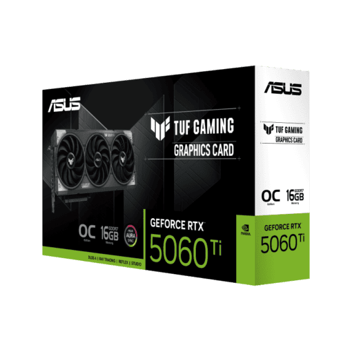ASUS TUF Gaming GeForce RTX 5060Ti 16GB GDDR7 OC Edition (TUF-RTX5060TI-O16G-GAMING) Graphics Card