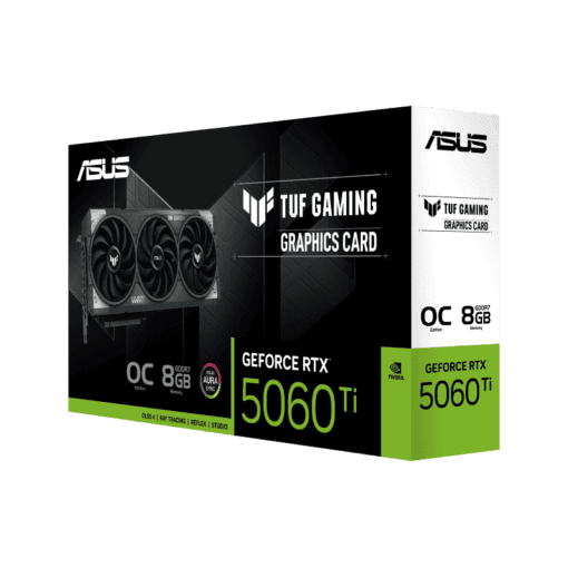 ASUS TUF Gaming GeForce RTX 5060Ti 8GB GDDR7 OC Edition (TUF-RTX5060TI-O8G-GAMING) Graphics Card