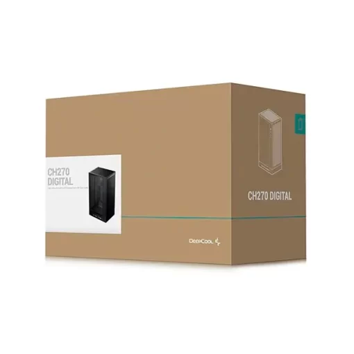 DEEPCOOL CH270 Digital - Black , Vertical M-ATX Case