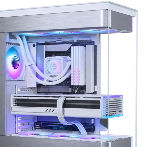 Phanteks M25G2-120 White D-RGB 3-Pack Fans Case - 3x120mm, 350 - 2000 RPM, 4-pin PWM, 3-pin 5V Addressable RGB 15 Evolv X2 White 19 600x600 1