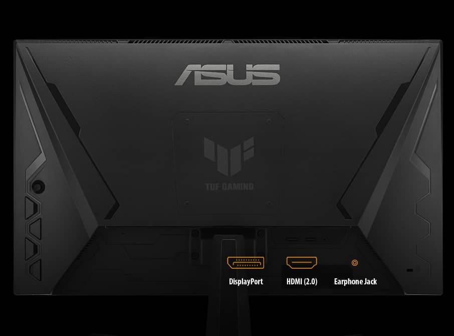 ASUS TUF Gaming VG249QE5A Monitor - 24 inch, Full HD (1920 x 1080), 146Hz (above 144Hz), IPS, ELMB Sync, 1ms MPRT, Stereo speaker 50 Extensive Connectivity