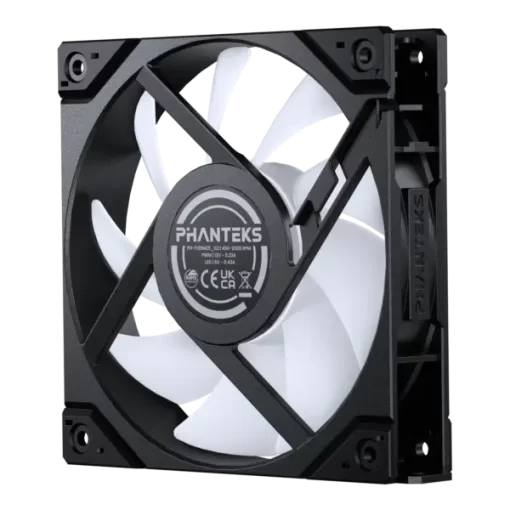Phanteks M25G2-120 REVERSE Black D-RGB 3-Pack Fans Case - 3x120mm reverse blade, 350 - 2000 RPM, 4-pin PWM, 3-pin 5V Addressable RGB
