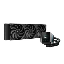 DeepCool MYSTIQUE 360 WH ARGB AIO Liquid CPU Cooler - White, 360mm Radiator, 5th Gen Pump 3400RPM AIO 2.8" 640x480 TFT LCD Screen, Anti-Leak Tech, FD12 ARGB WH Fans 10 MYSTIQUE 360 WH ARGB pic 2
