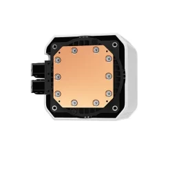 DeepCool MYSTIQUE 360 WH ARGB AIO Liquid CPU Cooler - White, 360mm Radiator, 5th Gen Pump 3400RPM AIO 2.8" 640x480 TFT LCD Screen, Anti-Leak Tech, FD12 ARGB WH Fans 11 MYSTIQUE 360 WH ARGB pic 3