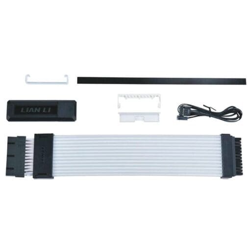 Lian Li Strimer Wireless 24P Controller Included (PW24-1W-T) Addressable RGB Power Extension Cable - 260mm, 12 x light guide
