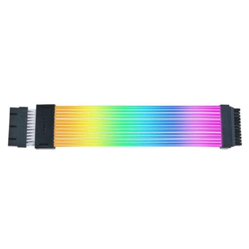 Lian Li Strimer Wireless 24P Controller Included (PW24-1W-T) Addressable RGB Power Extension Cable - 260mm, 12 x light guide