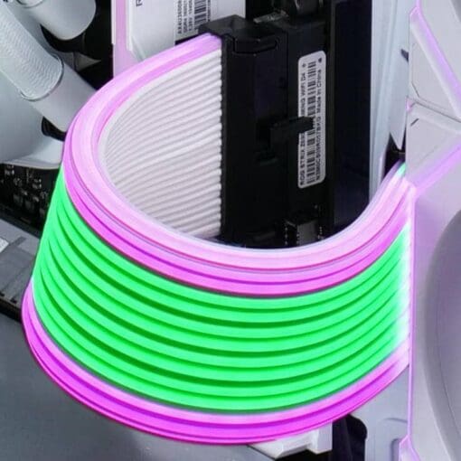 Lian Li Strimer Wireless 24P Controller Included (PW24-1W-T) Addressable RGB Power Extension Cable - 260mm, 12 x light guide
