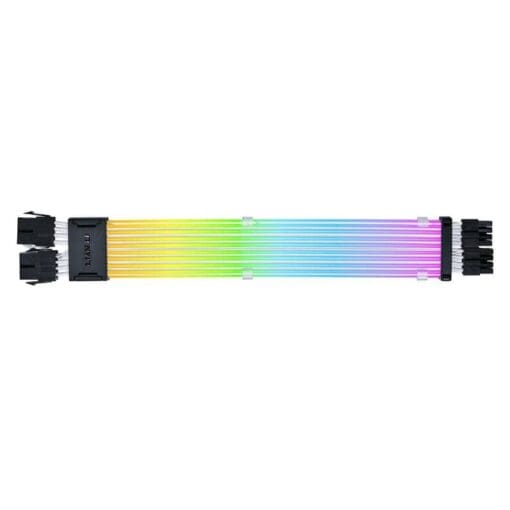 Lian Li Strimer Wireless CPU 2x8-PIN (PW8-1W-CPU) Addressable RGB Power Extension Cable - 260mm, 8 x light guide