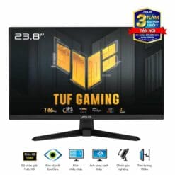 ASUS TUF Gaming VG249QE5A Monitor - 24 inch, Full HD (1920 x 1080), 146Hz (above 144Hz), IPS, ELMB Sync, 1ms MPRT, Stereo speaker 7 TUF GAMING VG249QE5A 01