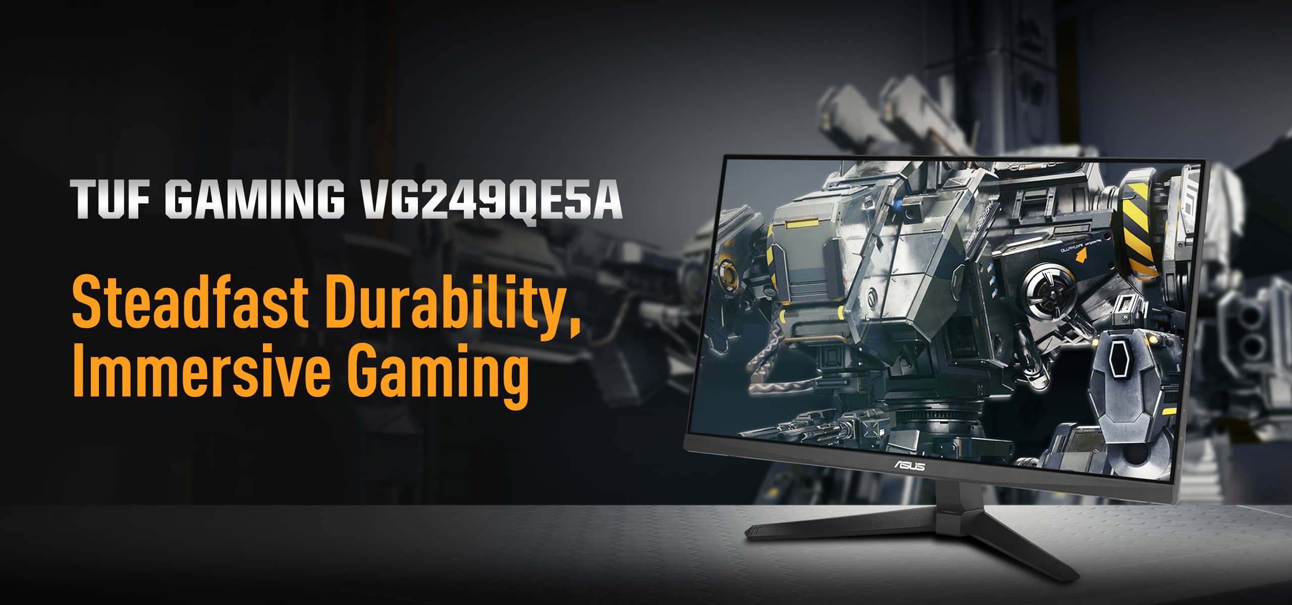 ASUS TUF Gaming VG249QE5A Monitor - 24 inch, Full HD (1920 x 1080), 146Hz (above 144Hz), IPS, ELMB Sync, 1ms MPRT, Stereo speaker 12 VG249QE5A kv