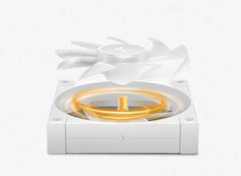 DeepCool MYSTIQUE 360 WH ARGB AIO Liquid CPU Cooler - White, 360mm Radiator, 5th Gen Pump 3400RPM AIO 2.8" 640x480 TFT LCD Screen, Anti-Leak Tech, FD12 ARGB WH Fans 38 WH 06 2 mb