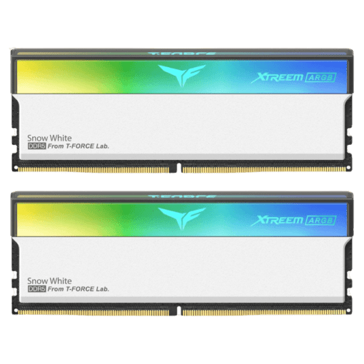 TeamGroup T-Force XTREEM ARGB White Edition 48GB Memory Kit - White, 48GB (2 x 24GB) 7200MHz CL34 (FFAD548G7200HC34ADC01)