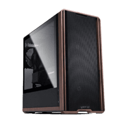Lian Li LANCOOL 217 Black Case - 170mm ARGB front fans, wood panels, USB Type-C Port, Tempered Glass Side Panel