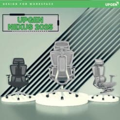 Upgen Nexus 2025 (Black/Grey) lưới Matrex Comfort USA Ergonomic Chair