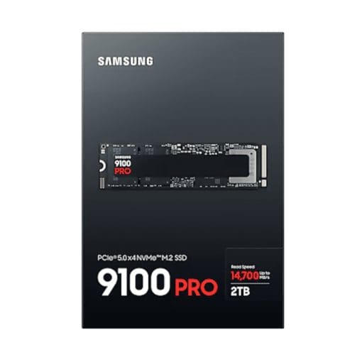 Samsung 9100 Pro 2TB (MZ-VAP2T0BW) SSD - PCIe® 5.0 x4, NVMe™ 2.0 interface, M.2 (2280) form factor, 14700 MB/s read, 13400 MB/s write