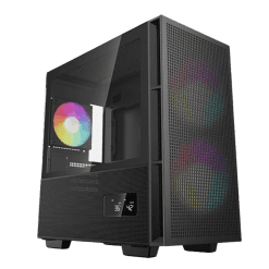 DEEPCOOL CH360 DIGITAL Black High Airflow Reimagined M-ATX Case