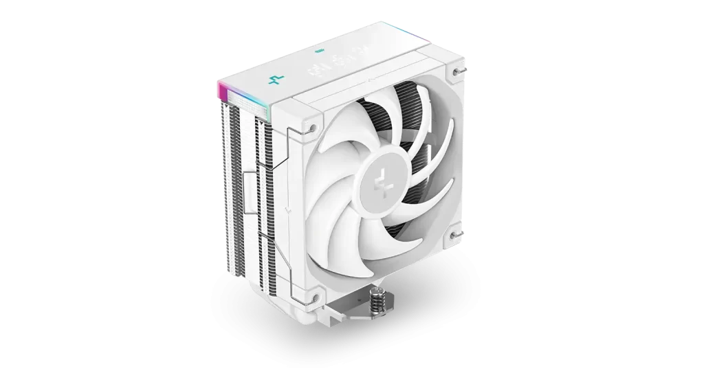 Deepcool AK400 DIGITAL PRO WH CPU Air Cooler - White, 4 Heatpipes, Multi-data point screen, ARGB LED strips, FT12 SE PWM fans 19 01 2