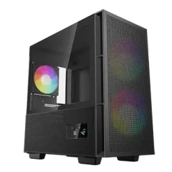 DEEPCOOL CH360 DIGITAL Black High Airflow Reimagined M-ATX Case 17 01 5