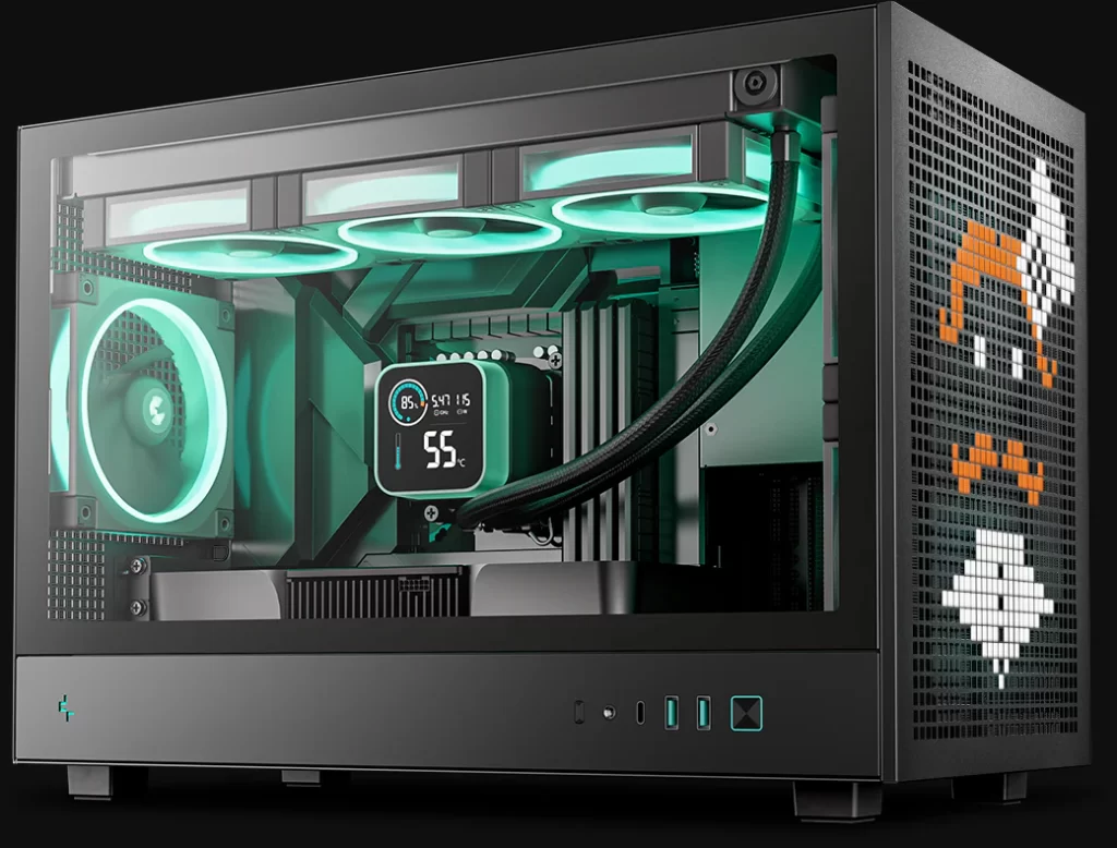 DEEPCOOL CH260 Black Compact M-ATX Case 25 01 01