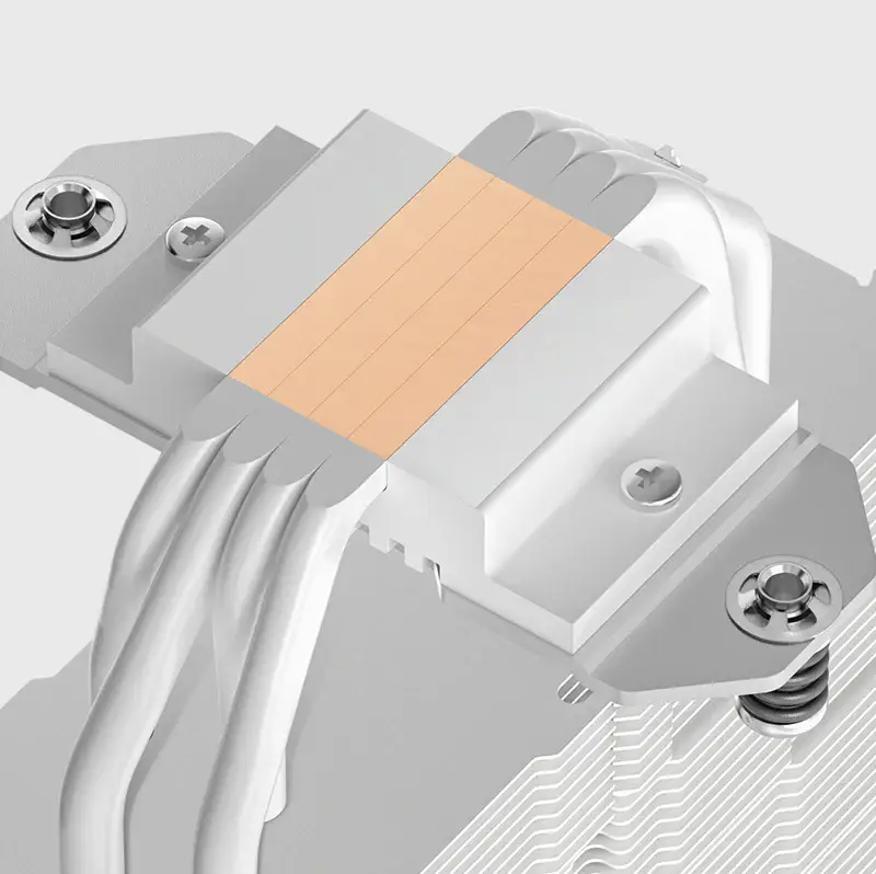 Deepcool AK400 DIGITAL PRO WH CPU Air Cooler - White, 4 Heatpipes, Multi-data point screen, ARGB LED strips, FT12 SE PWM fans 22 02 01 1