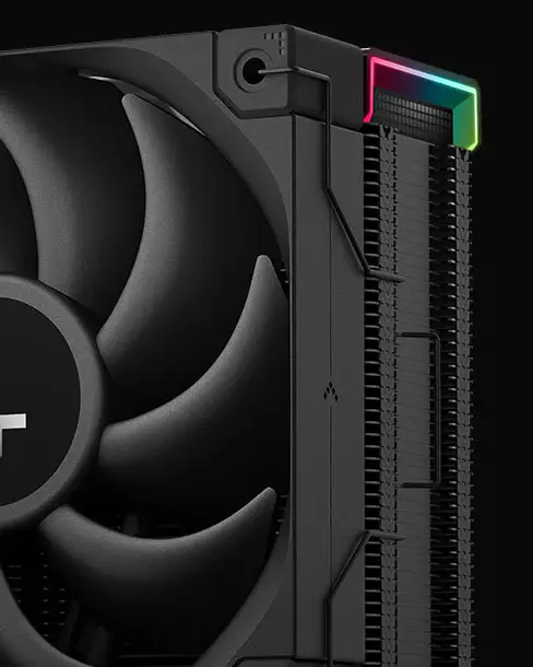 Deepcool AK400 DIGITAL PRO CPU Air Cooler - Black, 4 Heatpipes, Multi-data point screen, ARGB LED strips, FT12 SE PWM fans 23 03 01 1