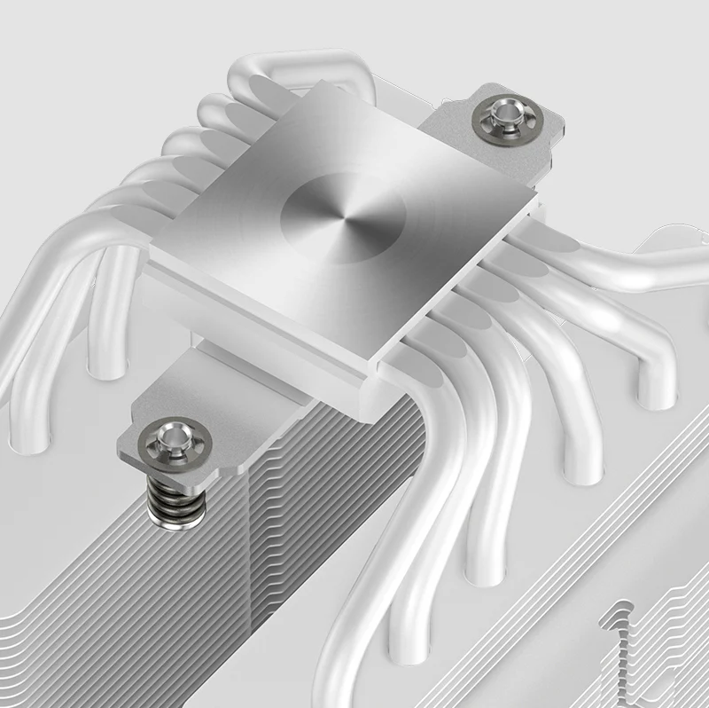 Deepcool AK620 DIGITAL PRO WH CPU Air Cooler - White, 6 Heatpipes, Dual Tower, Multi-data point screen, 260W TDP, 2x FT12 SE PWM fans 27 03 01