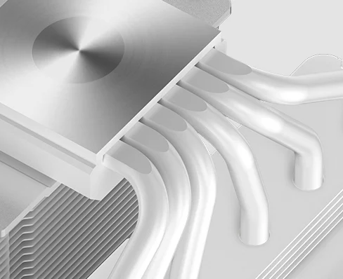 Deepcool AK620 DIGITAL PRO WH CPU Air Cooler - White, 6 Heatpipes, Dual Tower, Multi-data point screen, 260W TDP, 2x FT12 SE PWM fans 29 04 02