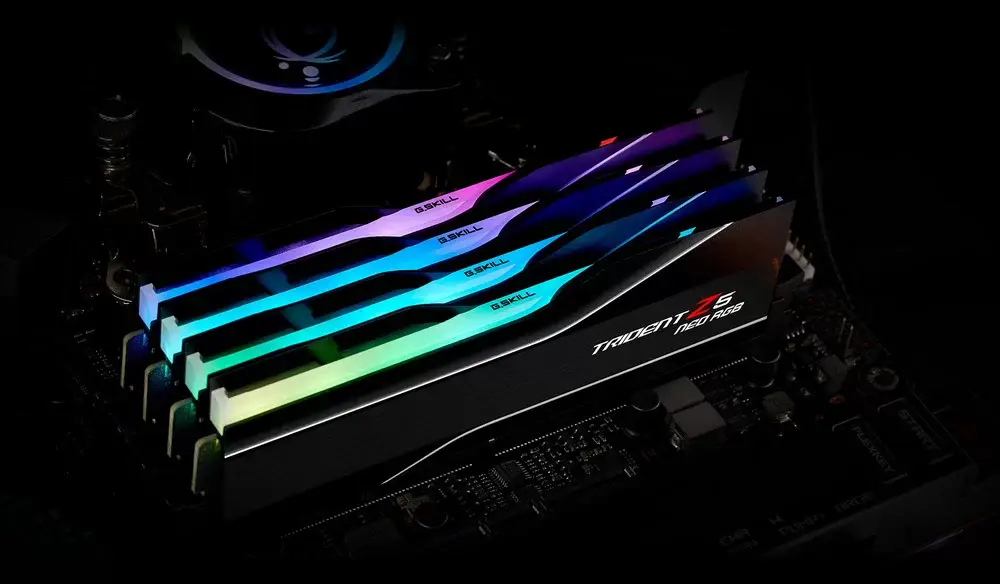 G.Skill Trident Z5 Neo RGB 64GB Memory Kit - Black, 64GB (2x32GB) 6000MHz CL36 DDR5 (F5-6000J3636F32GX2-TZ5NR) 24 07 trident z5 neo rgb overview