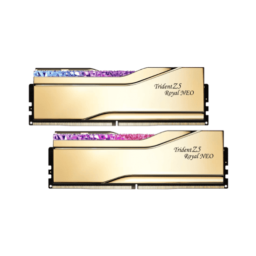G.Skill Trident Z5 Royal Neo 96GB (2x48GB) Memory Kit - Gold, 6000MHz CL28 DDR5 (F5-6000J2836F48GX2-TR5NG)