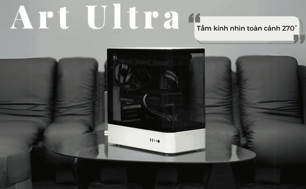 QC.Art HM1 Sea View M-ATX Tower Case 49 12 1
