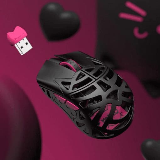 WLMOUSE Beast Miao Magnesium Gaming Mouse - 31g Magnesium Alloy + ABS Plastic Bottom