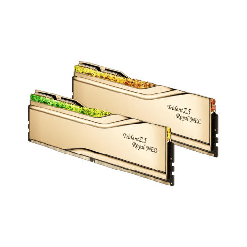 G.Skill Trident Z5 Royal Neo 96GB (2x48GB) Memory Kit - Gold, 6000MHz CL28 DDR5 (F5-6000J2836F48GX2-TR5NG)