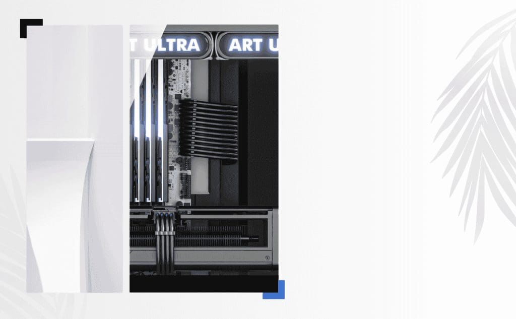 QC.Art HM1 Sea View M-ATX Tower Case 40 4 1 3