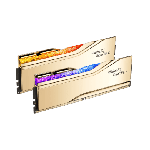 G.Skill Trident Z5 Royal Neo 96GB (2x48GB) Memory Kit - Gold, 6000MHz CL28 DDR5 (F5-6000J2836F48GX2-TR5NG)