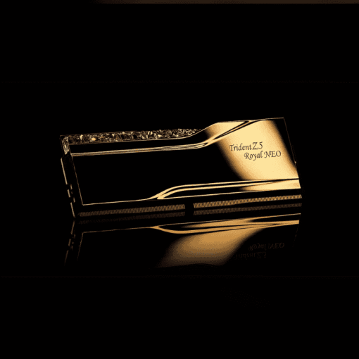 G.Skill Trident Z5 Royal Neo 96GB (2x48GB) Memory Kit - Gold, 6000MHz CL28 DDR5 (F5-6000J2836F48GX2-TR5NG)