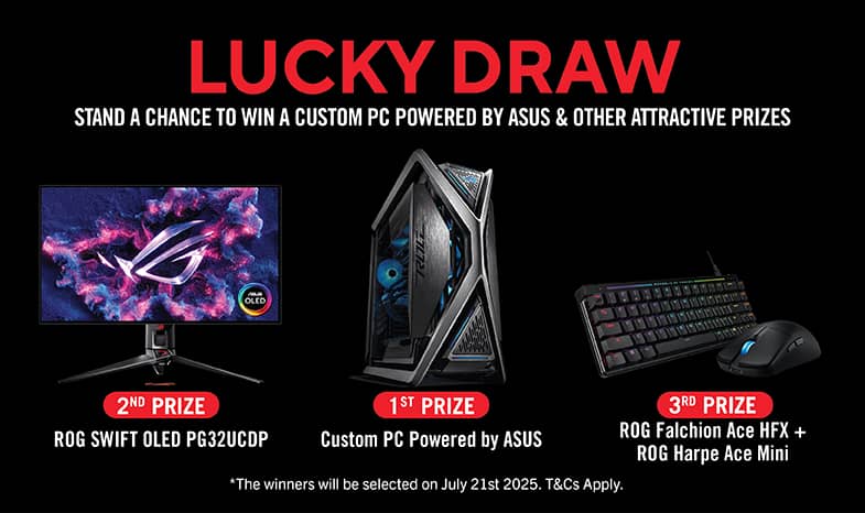 ASUS X MI8 Global Lucky Draw