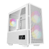 DEEPCOOL CH360 DIGITAL WH - White High Airflow Reimagined M-ATX Case
