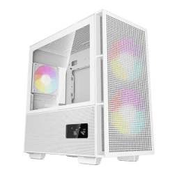 DEEPCOOL CH360 DIGITAL WH - White High Airflow Reimagined M-ATX Case