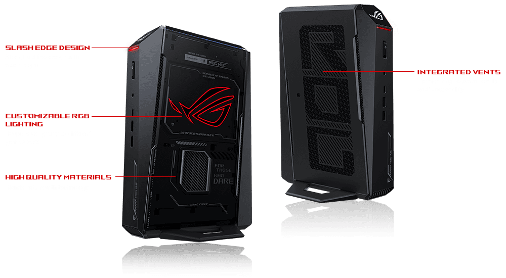 ASUS ROG NUC (2025) NUC15JNK (RNUC15JNK9X28AAU) Gaming Desktop mini PC - Ultra 9 275HX, 32GB (2x16GB) 6400 DDR5, 2TB M.2 2280 NVMe™ PCIe® 4.0, RTX 5080 Laptop GPU, Win 11 Home 44 Futuristic
