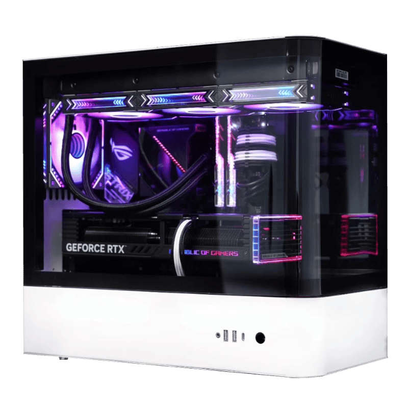 QC.Art HM1 Sea View M-ATX Tower Case 7 QC.Art HM1 Sea View M ATX Tower pic 1
