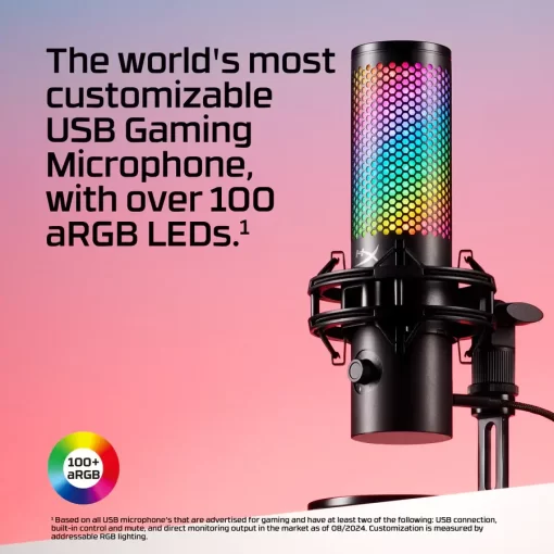 HyperX QuadCast 2 S Black - RGB USB Microphone