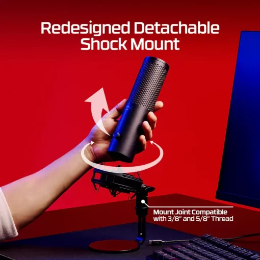 HyperX QuadCast 2 S Black - RGB USB Microphone