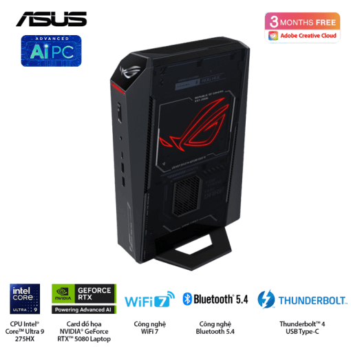 ASUS ROG NUC (2025) NUC15JNK (RNUC15JNK9X28AAU) Gaming Desktop mini PC - Ultra 9 275HX, 32GB (2x16GB) 6400 DDR5, 2TB M.2 2280 NVMe™ PCIe® 4.0​, RTX 5080 Laptop GPU, Win 11 Home