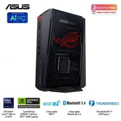 ASUS ROG NUC (2025) NUC15JNK (RNUC15JNK9X28AAU) Gaming Desktop mini PC - Ultra 9 275HX, 32GB (2x16GB) 6400 DDR5, 2TB M.2 2280 NVMe™ PCIe® 4.0, RTX 5080 Laptop GPU, Win 11 Home 14 ROG NUC 2025 02